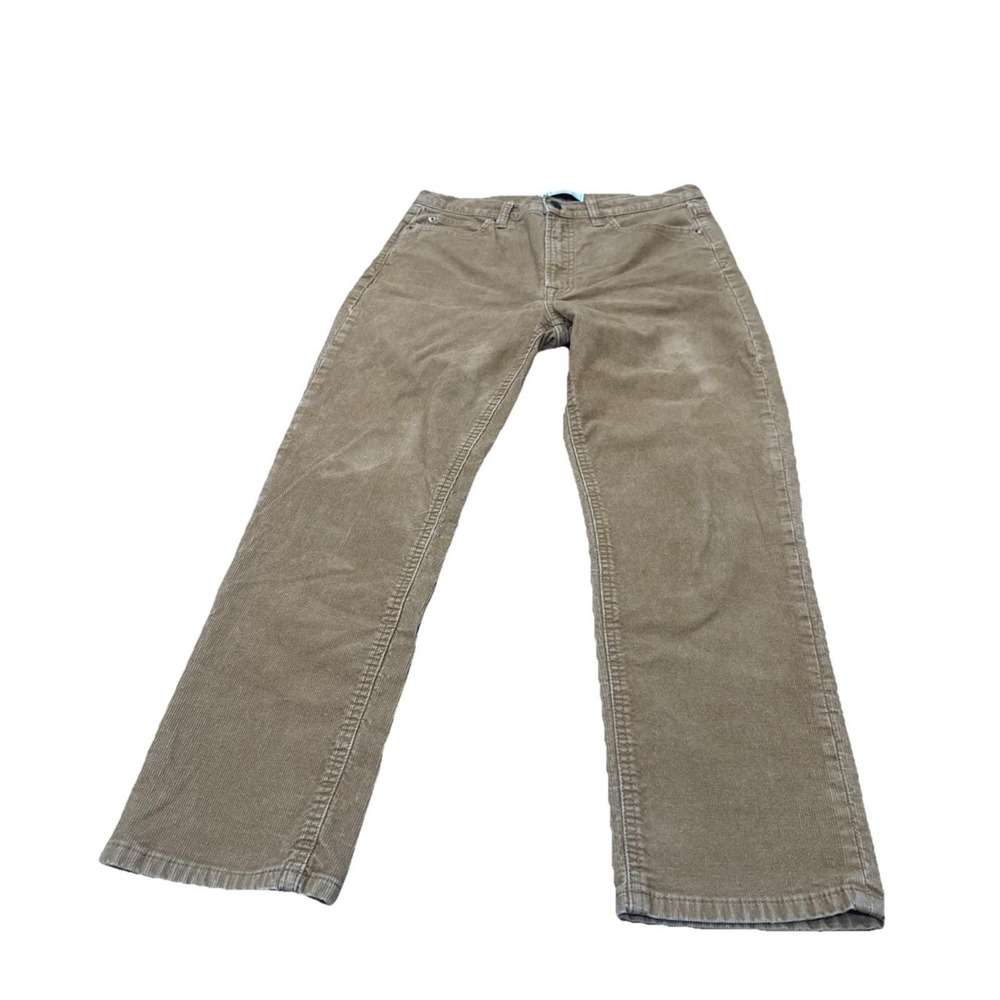 Gap Vintage slim high rise straight leg coffee colored corduroy jeans Size 30/10